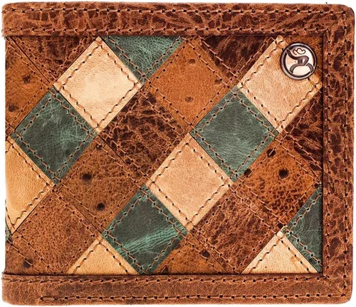 Miniatura 50 de HOOEY Cuero Bi-Fold Hombre, Hands-Up- Estampado Nómada, Talla única, 2812937