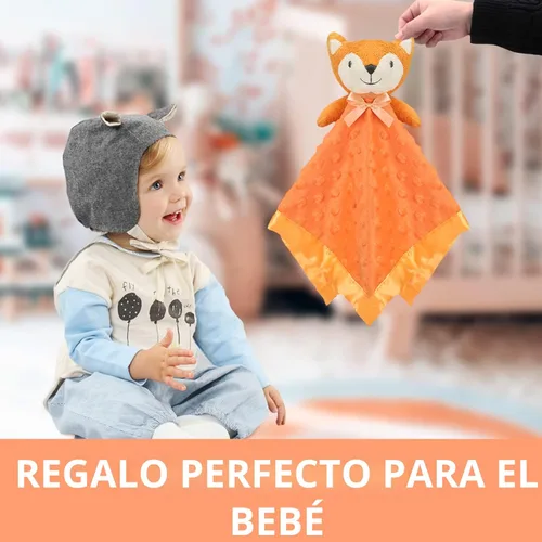 Miniatura 3 de Pro Goleem - Manta de seguridad de zorro, bonita y suave, para bebé, unisex, regalos para recién nacidos, manta para acurrucarse, juguete de Zorro
