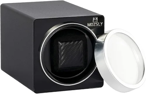 Miniatura 6 de MOZSLY Reloj Winder para Relojes Automáticos 12 Modo de Rotación con Bastante Motor Metal