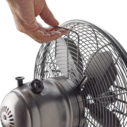 Miniatura 9 de Lasko Ventilador de mesa oscilante, portátil, 3 velocidades silenciosas, para dormitorio, cocina y oficina, 17 pulgadas, bronce, R12210