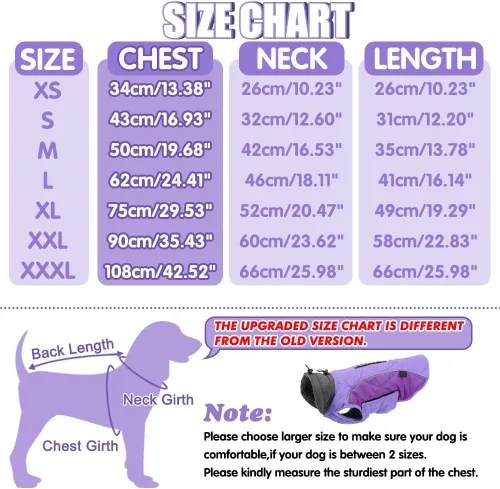 Miniatura 4 de EMUST Abrigos de invierno para perro, ropa de forro polar para mascotas para clima frío, estilo británico, chaqueta cálida a prueba de viento