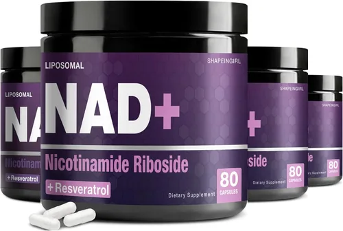Miniatura 10 de NAD Supplement - NAD Nicotinamide Riboside Resveratrol 900mg, NAD Resveratrol Supplement with Nicotinamide Riboside, NAD Plus 900mg Support Healthy