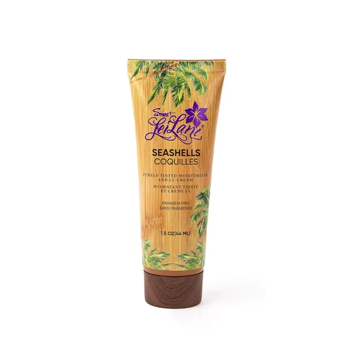 SWEET LEILANI Crema hidratante puramente tintada para la cara, protector solar tintado a base de minerales para la cara con vitaminas esenciales,