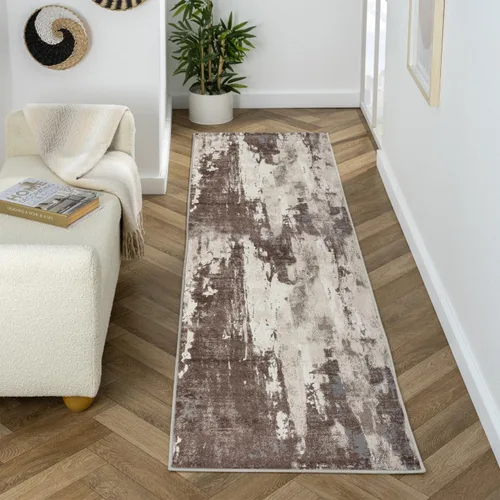 Miniatura 28 de LUXE WEAVERS Lagos Collection - Alfombra de área abstracta beige de 5 x 7 pies