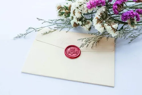 Miniatura 2 de Bonito sello de cera de búho con mango de palisandro, decoración en invitaciones, selladores de sobres, letras, tarjetas, carteles, embalajes