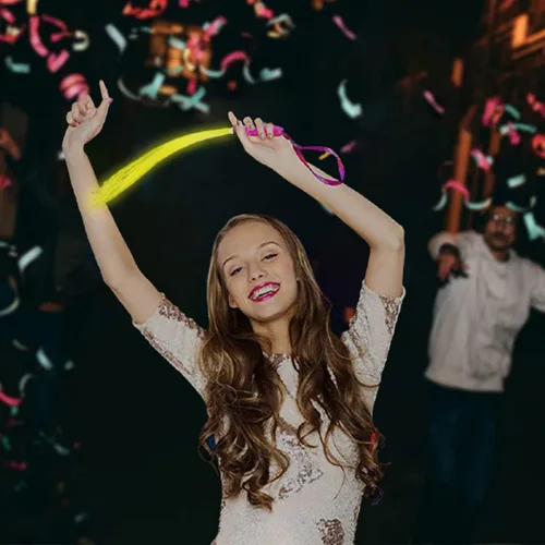 Miniatura 6 de Varitas luminosas a granel, 72 varitas de luz LED con 3 modos de colores, que brillan en la oscuridad, suministros de fiesta para bodas, raves