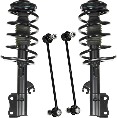 Miniatura 102 de Detroit Axle - 4 barras estabilizadoras de puntales delanteros para Kia Forte Koup 10-13 12-13 Forte5, puntales y barras estabilizadoras de resorte