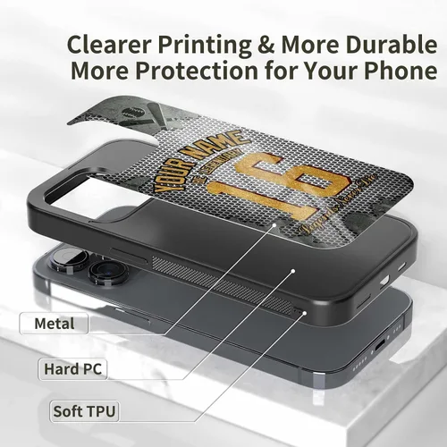 Miniatura 2 de Fundas de teléfono personalizadas para niños, diseño estético de protección deportiva para iPhone 6 7 8 11 12 13 14 15 16 17 Pro Max Plus Mini Xr Xs