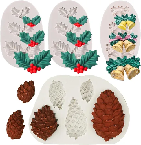 Miniatura 9 de 2 piezas de moldes de silicona en forma de hoja, molde de fondant para pastel con forma de hojas de árbol, molde 3D único para chocolate, caramelo