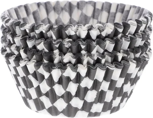 Miniatura 7 de ABOOFAN Tazas para hornear, 100 piezas de papel de 2.95 pulgadas para cupcakes, soportes para magdalenas para hornear en casa, fiestas de cumpleaños