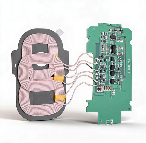 Módulo transmisor de cargador inalámbrico de 5 W - Adopta 3 bobinas - Cortocircuito integrado, sobretensión - Amplia compatibilidad - Piezas de