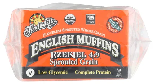 Miniatura 4 de Food For Life Muffin inglés de grano germinado sin harina, 16 oz (congelado)