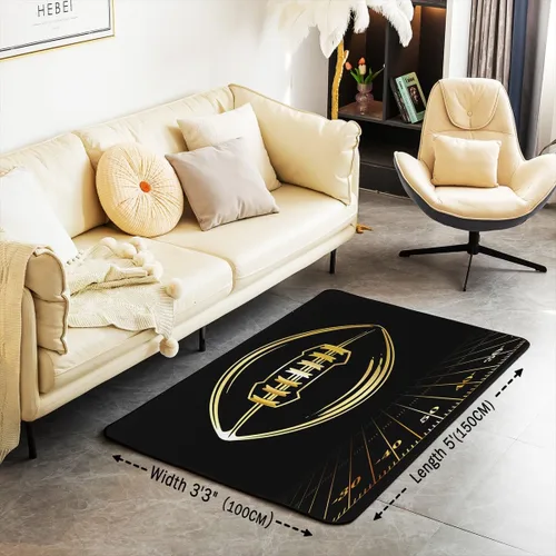 Miniatura 3 de jejeloiu Alfombra decorativa de ciervo, alfombra bohemia de oso con alce de 3 x 5 pies, para niños, niñas, mujeres y hombres, alfombra a cuadros