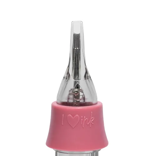 Miniatura 12 de Tina Davies PIXL - Cartucho redondo de 0.010 in, 1 cartucho cónico medio para trabajos de línea, trazos de pelo, cejas, labios y delineadores