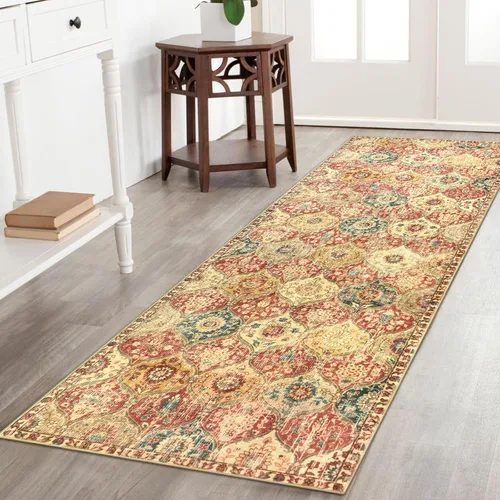 Miniatura 69 de Lahome - Alfombra de marroquí tejida, alfombra para cocina, pasillo, antideslizante, pasillo para entrada, pasillo de lavadero, dormitorio, 274 x