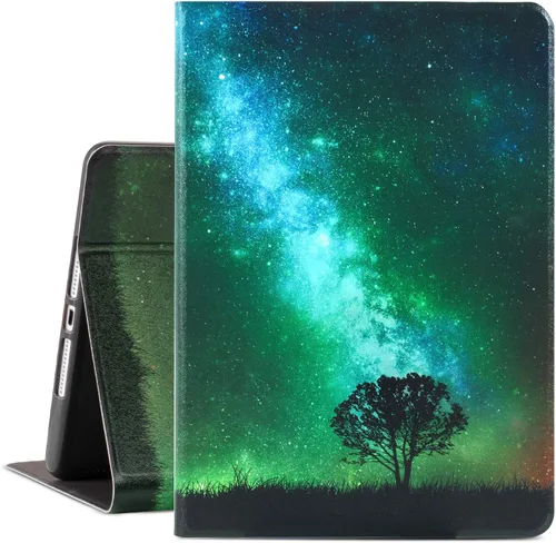 Funda para iPad de 9ª generación, funda para iPad de 8ª generación, funda para iPad de 7ª generación de 10.2 pulgadas, vista multiángulo con soporte