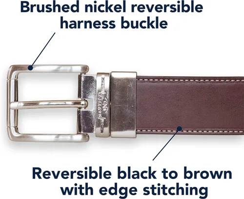 Miniatura 5 de Nautica Men's Reversible Leather Belt