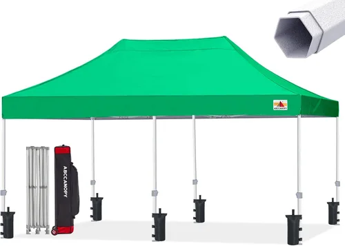 Miniatura 21 de ABCCANOPY Tienda de campaña con toldo emergente comercial 10x10 Serie Premium, Beige