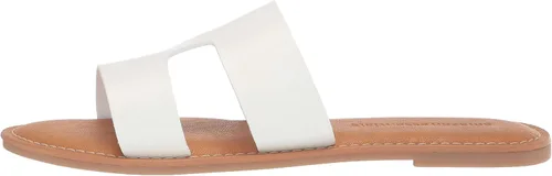 Miniatura 8 de Tienda Essentials Sandalias planas con banda en H para mujer