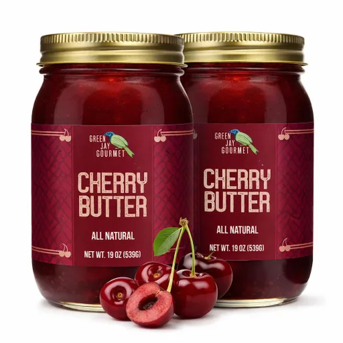 Miniatura 18 de Green Jay Gourmet Mantequilla de manzana, totalmente natural, sin gluten, para untar de manzana con manzanas, canela y especias, mantequilla