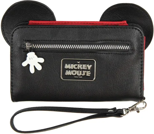 Miniatura 2 de Disney Mickey Mouse Ears 90 Years True Original 3D Cartera para teléfono celular Negro talla única