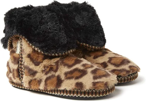 Miniatura 3 de Dearfoams Pantuflas plegables Beth Furry para mujer