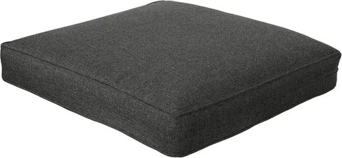 Miniatura 4 de QILLOWAY Juego de cojines de poliéster para sillas de exterior, cojines de exterior para muebles de patio, todo tipo de clima. Gris carbón/negro