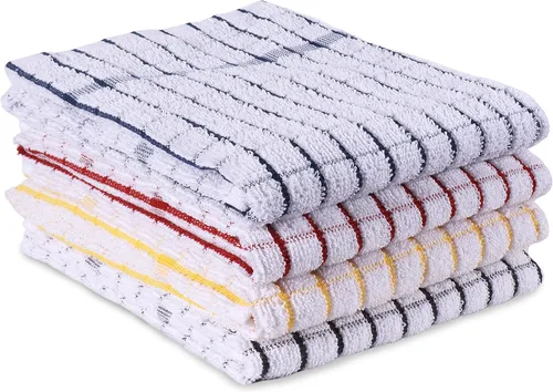 Miniatura 33 de AMOUR INFINI Juego de 8 paños de cocina - Ultra suaves, altamente absorbentes, paños de cocina de algodón terry de secado rápido de 12"x12" pulgadas
