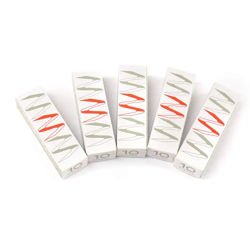 Miniatura 6 de 50 cuchillas de afeitar de un solo filo, repuestos de cuchillas de afeitar rectas de acero inoxidable, cuchillas de pelo facial para mujeres