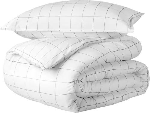 Miniatura 65 de Bare Home - Funda de edredón de ropa de cama extra larga - Colección premium de 1800 hilos súper suave - Funda de edredón ligera y fresca - Ropa