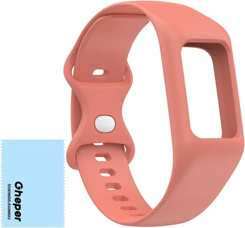 Miniatura 10 de Correa de reloj suave compatible con Fitbit Charge 6, Charge 5, Charge 4, Charge 3/3SE, correa de muñeca de silicona protectora todo en uno, correa
