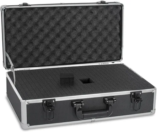 Miniatura 9 de Funda de transporte rígida de 14 pulgadas, ideal para almacenamiento de sistemas de micrófono inalámbrico y transporte de equipos de cámara