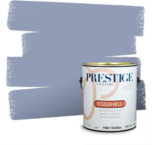 Miniatura 342 de Pintura Exterior + imprimación PRESTIGE, todo-en-uno, 1 galón, acabado mate, color comparable al Valspar* Royal Gray* VS151-Gris real