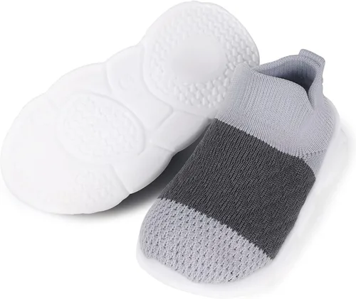 Miniatura 131 de Zapatos de bebé Pantuflas para niños pequeños, calcetines para niños y niñas, suela antideslizante