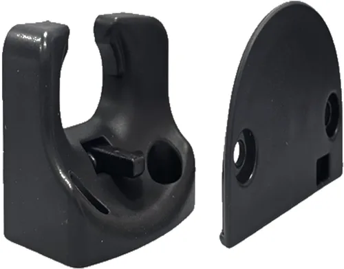 Miniatura 2 de SPACEANY Kit de piezas de repuesto retráctil para puerta de bebé, accesorios oficiales para puertas de seguridad SPACEANY - Incluye montaje de Negro