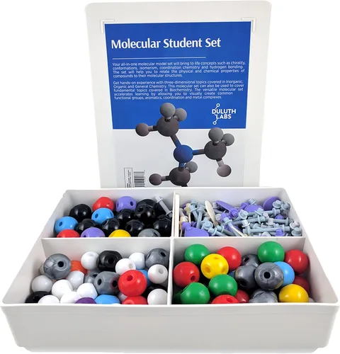Conjunto de estudiante de química orgánica molecular modelo – configuraciones y orbitales