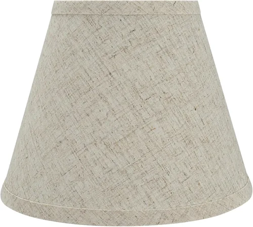 Miniatura 3 de Aspen Creative 32426A, pantalla de lámpara de construcción de araña con forma de imperio de transición en color beige, 9 pulgadas de ancho