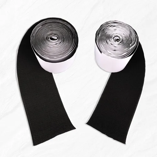 Miniatura 5 de 2 rollos de cinta de gancho y bucle de 16.4 pies con adhesivo, tiras autoadhesivas de nailon y poliéster de doble cara resistentes para alfombras