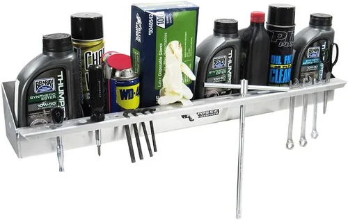Miniatura 2 de Pit Posse 456 - Soporte para estante multiusos, herramientas, latas de aerosol de aerosol, aceites, limpiadores, fabricado en Estados Unidos