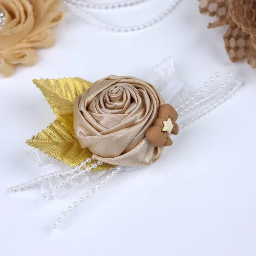 Miniatura 19 de Faja de maternidad para baby shower, juego de pines de ramillete para mamá para ser papá para ser padre (girasol amarillo)