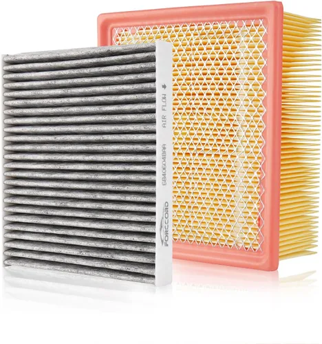 Miniatura 9 de Combo de Filtro de Aire de Cabina y Motor Forccord Compatible con Honda Civic 2016-2025 2026 2.0L, HR-V 2023-2026 2.0L Filtro de Cabina de Carbón