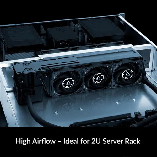 Miniatura 5 de ARCTIC P8 Max - Ventilador de PC, ventilador de carcasa de alto rendimiento de 3.150 in, ventilador de servidor, controlado por PWM de 500 a 5000
