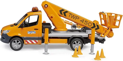 Miniatura 7 de Bruder 02679 MB Sprinter camión de servicio/grúa, cesta hombre w L/S módulo