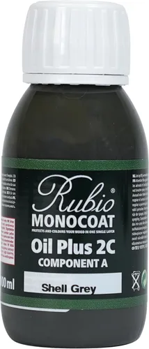 Miniatura 155 de Rubio Monocoat Muestra de Acabado de Aceite para Madera - Puro Aceite Plus Parte A Aceite de Linaza de Secado Rápido y Ecológico para Uso Pure