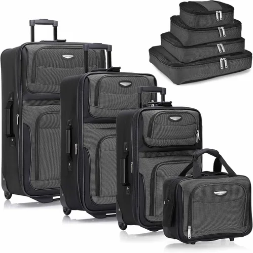 Miniatura 45 de Travel Select Amsterdam - Equipaje vertical y expansible con ruedas, marino