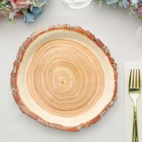 Miniatura 25 de Efavormart - Paquete de 50 platos redondos de bagazo biodegradables blancos de 7 pulgadas, compostables, ecológicos, desechables, aperitivos, Tipo 17