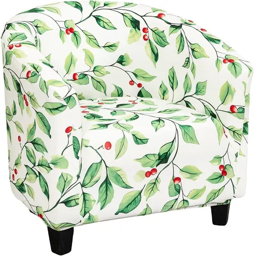 Miniatura 29 de NILUOH Funda para silla de club, funda elástica para sillón, protector de muebles para sala de estar (04)