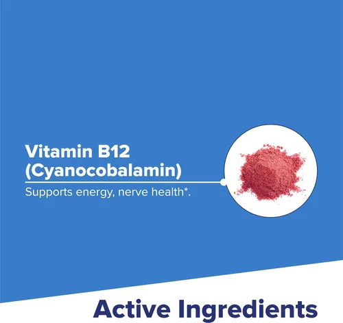 Miniatura 8 de Superior Source No Shot Vitamina B12 cianocobalamina 5000 mcg, tabletas microlingües de disolución rápida de 100 unidades, suplemento B12
