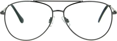 Miniatura 5 de SA106 Gafas de lectura progresivas con borde metálico para hombre, diseño de piloto, multi 3