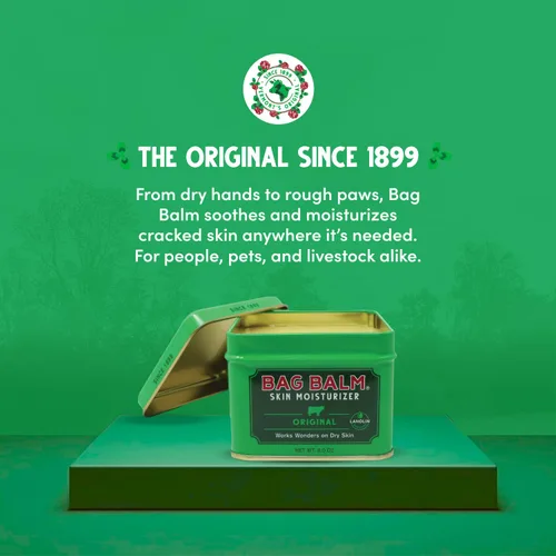 Miniatura 5 de Bag Balm Vermont's Original Pet Paw & Skin Balm - Crema hidratante para patas secas y agrietadas, narices y piel áspera, 8 onzas, paquete de 2